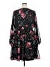 Torrid 100% Polyester Print Black Cocktail Dress Size 2X Plus (2) - photo 2