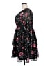 Torrid 100% Polyester Print Black Cocktail Dress Size 2X Plus (2) - photo 5