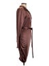 Louna 100% Polyester Brown Casual Dress Size L - photo 4