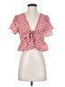 Unbranded Red Short Sleeve Blouse Size S - photo 1