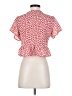 Unbranded Red Short Sleeve Blouse Size S - photo 2