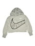 Nike Silver Zip Up Hoodie Size 6 - photo 1