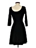 Missguided Solid Black Cocktail Dress Size 4 - photo 2