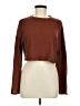 Shein Brown Long Sleeve Top Size 6 - photo 1