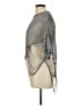 Love J Metallic Silver 3/4 Sleeve Top Size L - photo 5