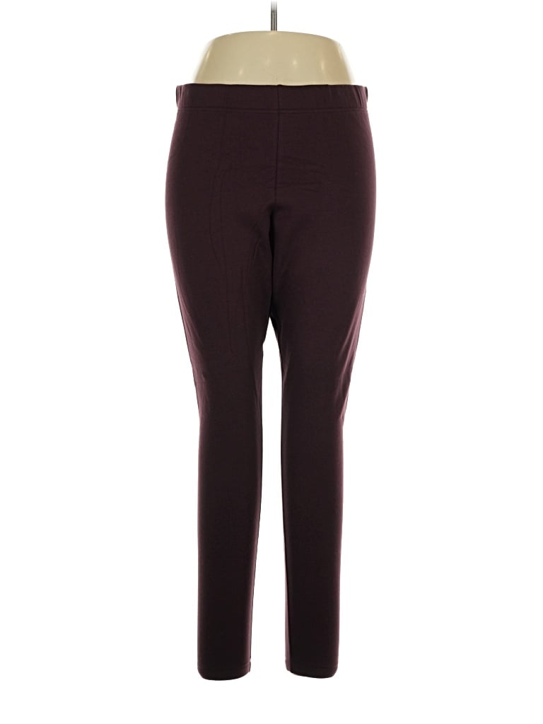 Pre-owned Old Navy Active Pants In Burgundy