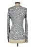 J. McLaughlin Silver Long Sleeve T-Shirt Size S - photo 2