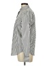 Chaps 100% Cotton Stripes Ivory Silver Long Sleeve Button-Down Shirt Size L - photo 5