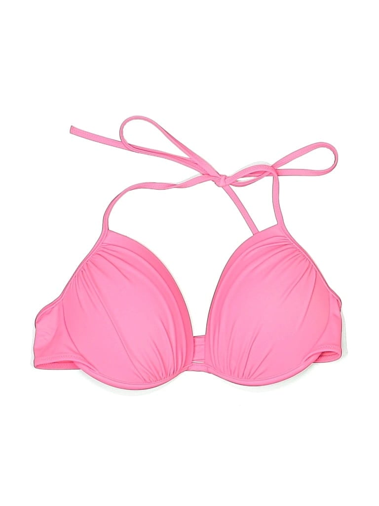 Pre-owned Shade & Shore Swimsuit Top Pink Swimwear