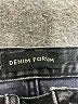 Denim Forum 100% Cotton Solid Black Jeans Size 24 waist - photo 4