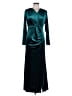 Assorted Brands Teal Cocktail Dress Size L - photo 1