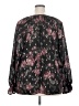 Torrid Floral Black Long Sleeve Blouse Size 2X Plus (2) - photo 2