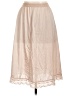 Assorted Brands Solid Tan Casual Skirt Size L (tall) - photo 1