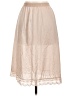 Assorted Brands Solid Tan Casual Skirt Size L (tall) - photo 2