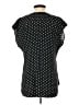 Van Heusen Polka Dots Black Short Sleeve Blouse Size S - photo 2