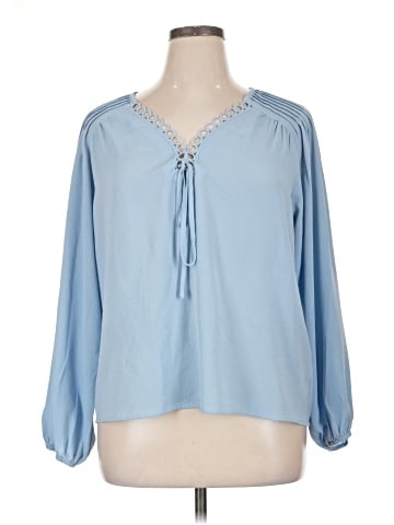 CeCe Long Sleeve Blouse (view 1)