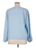 CeCe Blue Long Sleeve Blouse Size XL - photo 2