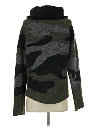 Aqua Turtleneck Sweater (view 2)