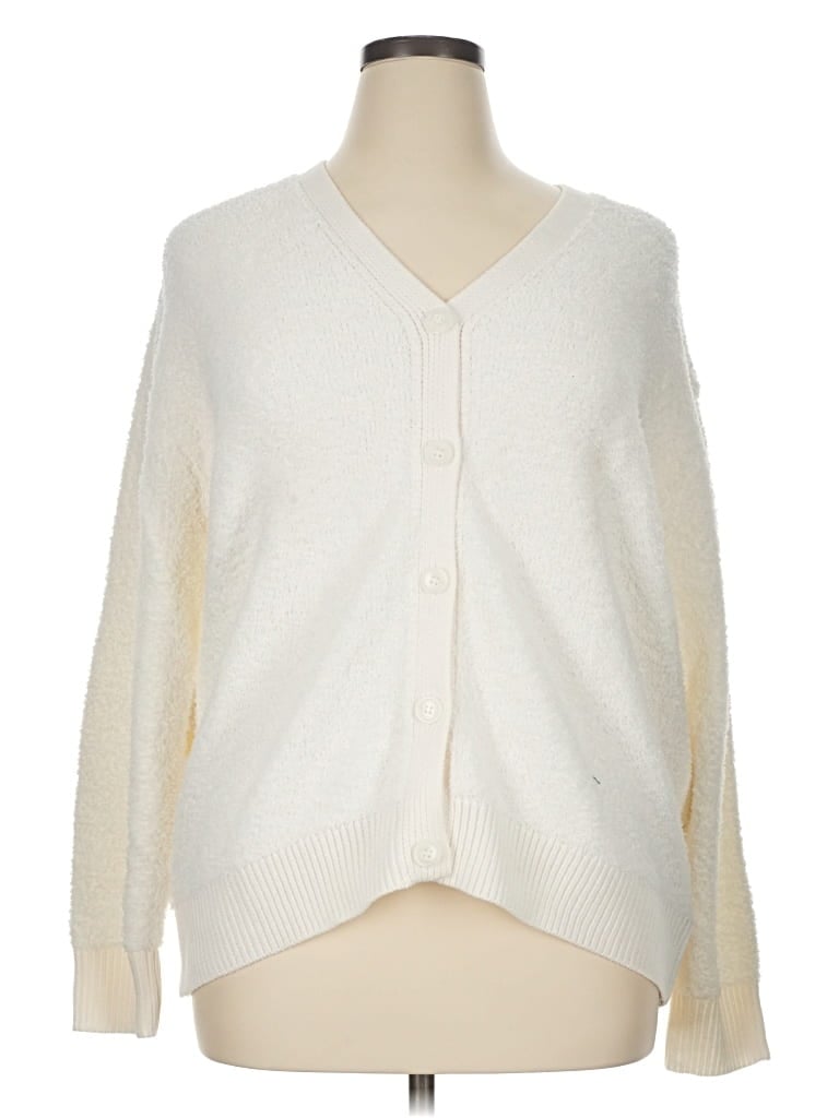 Time And Tru Cardigan Sweater In Ivory