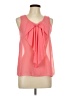 Iz Byer 100% Polyester Pink Sleeveless Blouse Size L - photo 1
