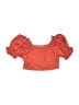 PatPat Orange Short Sleeve Blouse Size 2 - photo 2
