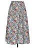 Unbranded 100% Polyester Paisley Blue Casual Skirt Size M - photo 1