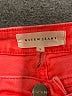 Risen Solid Color Block Pink Denim Shorts Size L - photo 3