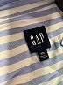 Gap Stripes Blue Short Sleeve Blouse Size XXL - photo 7