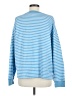 J.Crew 100% Cotton Stripes Blue Pullover Sweater Size M - photo 2