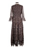 Few Moda Paisley Brown Casual Dress Size L - photo 2