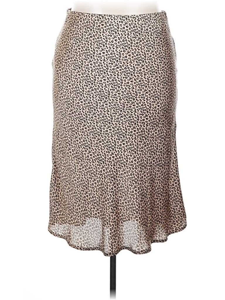 Pre-owned Leith Casual Skirt In Tan