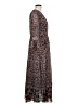 Few Moda Paisley Brown Casual Dress Size L - photo 4