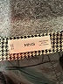MNG Houndstooth Gray Casual Skirt Size M - photo 4