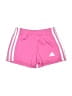 Adidas 100% Polyester Solid Pink Athletic Shorts Size 4 - photo 1