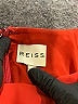 Reiss 100% Polyester Solid Orange Cocktail Dress Size 6 - photo 7