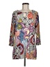 Chico's Paisley Gray Casual Dress Size Med (1) - photo 1