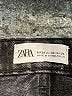 Zara Hearts Black Denim Shorts Size 2 - photo 3