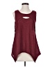 Mur Mur Burgundy Sleeveless Top Size S - photo 1