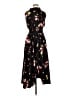 A.L.C. Floral Black Casual Dress Size 10 - photo 1