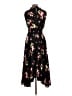A.L.C. Floral Black Casual Dress Size 10 - photo 2