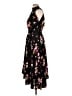 A.L.C. Floral Black Casual Dress Size 10 - photo 5