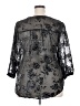 Torrid Silver 3/4 Sleeve Blouse Size 2X Plus (2) - photo 2