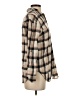 Love Notes 100% Cotton Plaid Tan Long Sleeve Button-Down Shirt Size S - photo 4