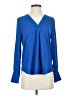 Ann Taylor Blue Long Sleeve Blouse Size XS - photo 1