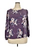 Beacon Purple 3/4 Sleeve Blouse Size XXL - photo 1