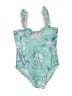 Floatimini Paisley Blue One Piece Swimsuit Size 6X - photo 1