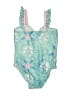 Floatimini Paisley Blue One Piece Swimsuit Size 6X - photo 2
