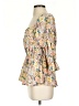 Made With Love 100% Polyester Yellow 3/4 Sleeve Blouse Size S - photo 5