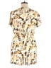 Nine West 100% Rayon Print Ivory Romper Size L - photo 2
