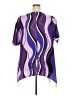 Emery Rose Purple Short Sleeve Blouse Size XXL - photo 2